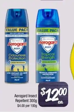 Farmer Jack's Aerogard insect repellent offer