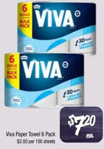 Farmer Jack's Viva paper towel offer