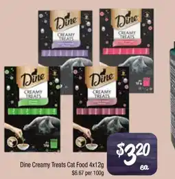 Farmer Jack's Dine creamy treats cat food offer
