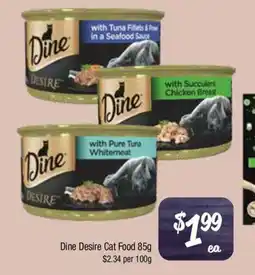 Farmer Jack's Dine desire cat food offer