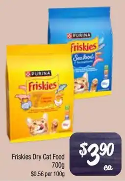 Farmer Jack's Friskies dry cat food offer