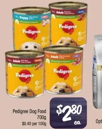 Farmer Jack's Pedigree dog food offer