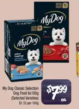 Farmer Jack's My Dog Classic Selection Dog Food offer