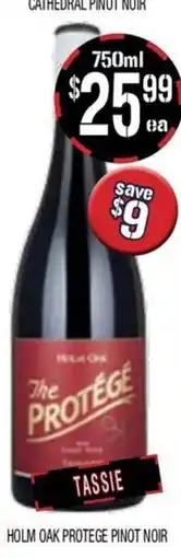 Farmer Jack's Holm oak protege pinot noir offer