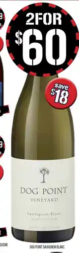 Farmer Jack's Dog point sauvignon blanc offer