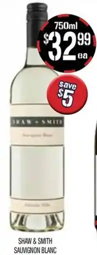 Farmer Jack's Shaw & smith sauvignon blanc offer