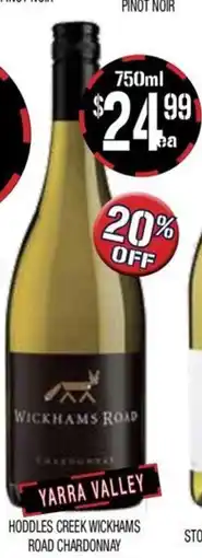 Farmer Jack's Hoddles creek wickhams road chardonnay offer