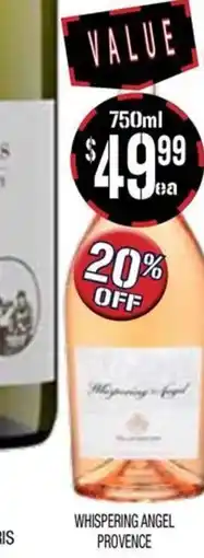 Farmer Jack's Whispering angel provence offer