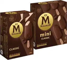 IGA Streets Magnum Ice Cream 4 Pack or Mini 6 Pack Selected Varieties offer