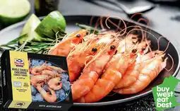 IGA Sea Harvest Cooked Medium Endeavour Exmouth Prawns offer