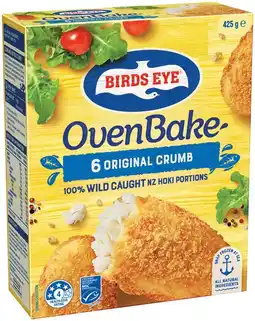 IGA Birds Eye Oven Bake Fish Fillets Selected Varieties offer