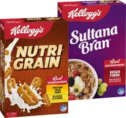 IGA Kellogg’s Nutri-Grain, Sultana Bran or Original Special K offer