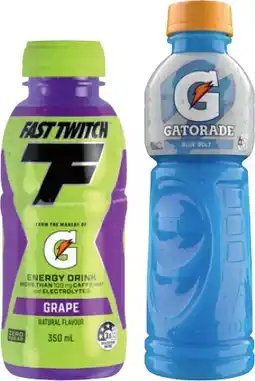 IGA Gatorade, G‑Active Electrolyte Water 600mL or Fast Twitch 350mL Selected Varieties offer