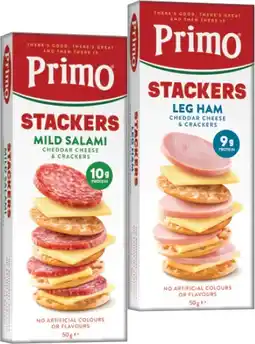 IGA Primo Stackers or Trios 45‑57g Selected Varieties offer