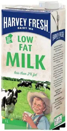 IGA Harvey Fresh Skim, Lite or Full Cream Milk 1 Litre offer
