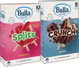 IGA Bulla Ice Cream or Frozen Yoghurt Sticks 8‑14 Pack Selected Varieties offer
