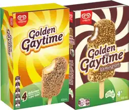 IGA Streets Golden Gaytime Ice Cream Selected Varieties offer