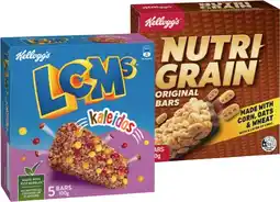 IGA Kellogg’s LCMs or Nutri-Grain Bars 5 Pack Selected Varieties offer