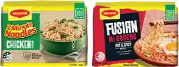 IGA Maggi 2 Minute Noodles or Fusian Mi Goreng Noodles 5 Pack Selected Varieties offer