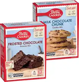 IGA Betty Crocker Baking Mix 320‑500g Selected Varieties offer