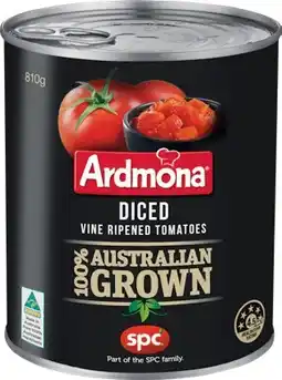 IGA Ardmona Diced or Crushed Tomatoes 810g offer
