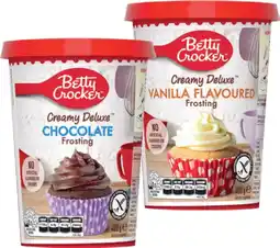 IGA Betty Crocker Creamy Deluxe Frosting Selected Varieties offer
