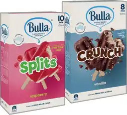 IGA Bulla Ice Cream or Frozen Yoghurt Sticks 8‑14 Pack or Chupa Chups Minis 10 Pack Selected Varieties offer