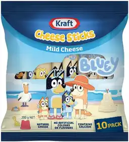 IGA Kraft Cheese Stick Mild Bluey offer