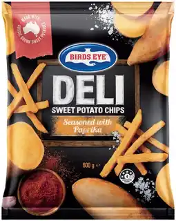 IGA Birds Eye Deli Sweet Potato Chips Seasoned with Paprika offer