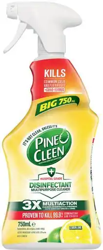 IGA Pine O Cleen Disinfectant Multipurpose Cleaner Spray* Selected Varieties offer
