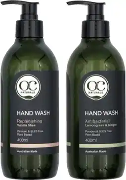 IGA OC Naturals Hand Wash Selected Varieties offer