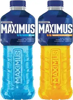 IGA Maximus Sports Drink Selected Varieties offer