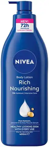 IGA Nivea Body Lotion Selected Varieties offer