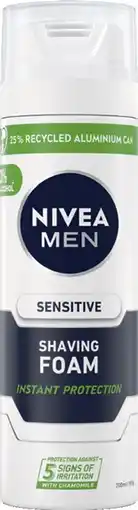 IGA Nivea Men Sensitive Shaving Foam offer