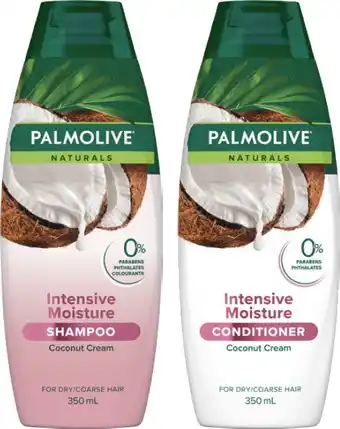 IGA Palmolive Naturals Shampoo or Conditioner 350mL Selected Varieties offer