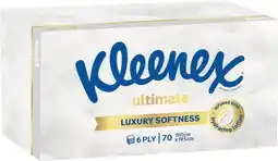 IGA Kleenex Ultimate Luxury Softness Facial Tissues 6 Ply offer