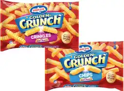 IGA Birds Eye Golden Crunch Chips Selected Varieties offer