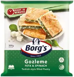 IGA Borg’s Gozleme Selected Varieties offer