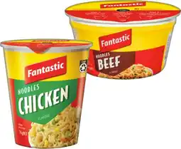 IGA Fantastic Cup or Bowl Noodles 70‑85g Selected Varieties offer