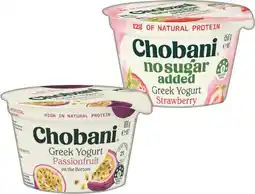 IGA Chobani Greek Yogurt Selected Varieties offer