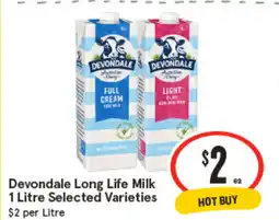 IGA Devondale Long Life Milk offer