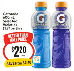 IGA Gatorade offer