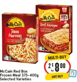 IGA McCain Red Box Frozen Meal offer