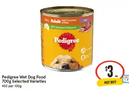 IGA Pedigree Wet Dog Food offer