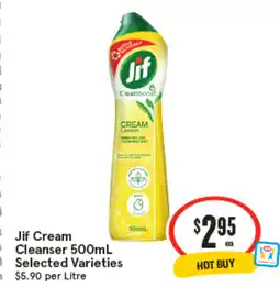 IGA Jif Cream Cleanser offer