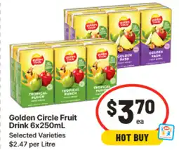 IGA Golden Circle Fruit Drink offer