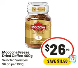 IGA Moccona Freeze Dried Coffee offer