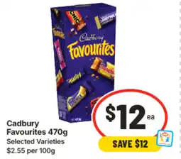 IGA Cadbury Favourites offer