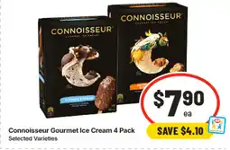 IGA Connoisseur Gourmet Ice Cream offer