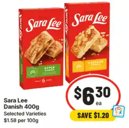 IGA Sara Lee Danish offer
